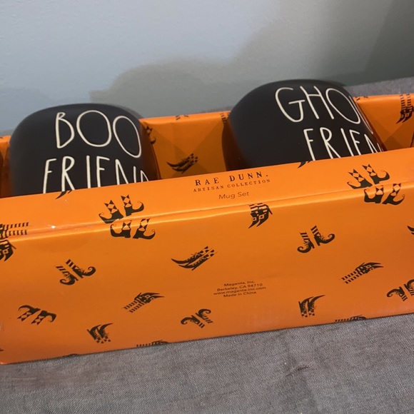 COPY - NEW in Box - 2 Rae Dunn Halloween Mugs - BOO FRIEND GHOUL FRIEND - Picture 7 of 11